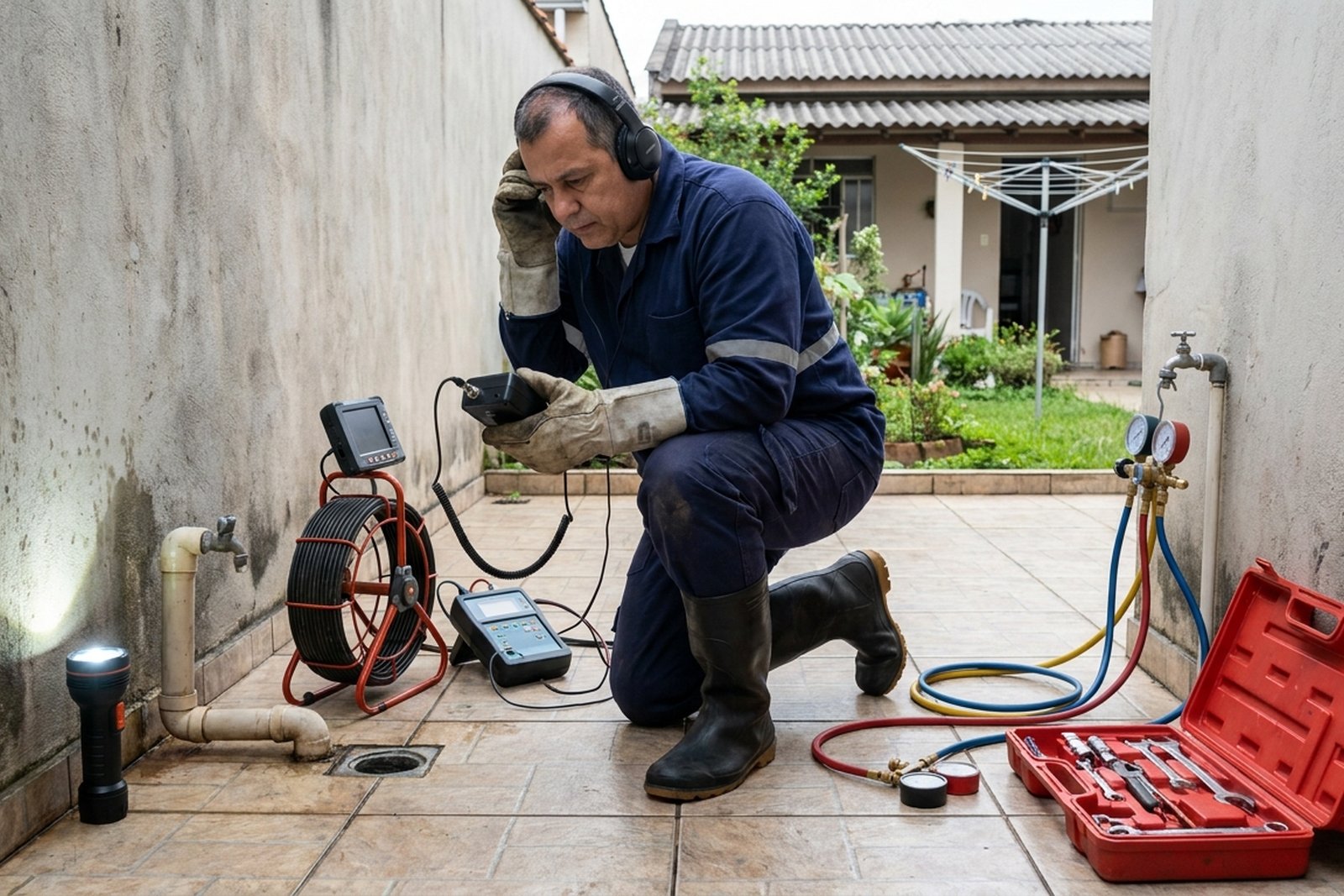 Detecção de Vazamento de Esgoto em Marília‑SP